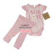 Load image into Gallery viewer, Baby Girl BodySuit With Leggings And HeadBand (DreamGro) Little Love - Kyemen Baby Online