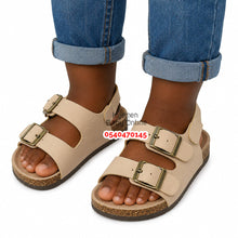 Load image into Gallery viewer, Baby Birkenstock Sandals (Old Navy) Light Brown - Kyemen Baby Online