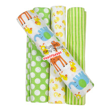 Load image into Gallery viewer, 4 In 1 Coloured Cotsheet / Receiving Blanket (One Yard) Minnie Kolaco - Kyemen Baby Online