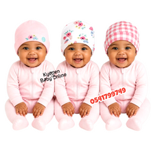 Load image into Gallery viewer, Baby Hat 3Pcs (Hudson Baby Pinky) 0-6m - Kyemen Baby Online