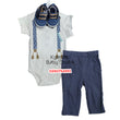 Load image into Gallery viewer, Baby Bodysuit with Pant And Shoe( Hudson Baby) 3-6Months - Kyemen Baby Online
