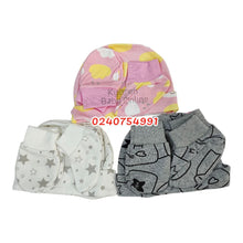 Load image into Gallery viewer, Baby Hat, Socks And Mittens (3 Pcs) - Kyemen Baby Online
