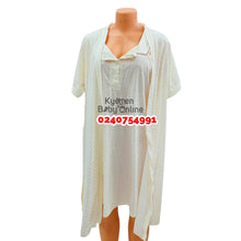 Load image into Gallery viewer, Breastfeeding Nighty With Coat / Front Open / Yimiasha (Love Love)