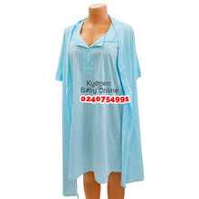 Load image into Gallery viewer, Breastfeeding Nighty With Coat / Front Open / Yimiasha (Love Love)