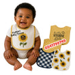 Load image into Gallery viewer, Baby Bib 5pcs (Little Treasure) Sun Flower - Kyemen Baby Online