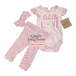 Load image into Gallery viewer, Baby Girl BodySuit With Leggings And HeadBand (DreamGro) Little Love - Kyemen Baby Online