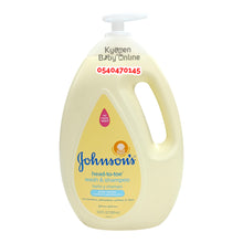 Load image into Gallery viewer, Johnson's Head To Toe Wash And Shampoo (1000ml) - Kyemen Baby Online