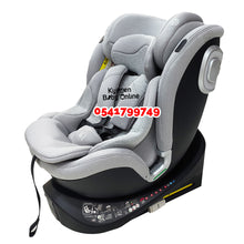 Load image into Gallery viewer, Baby Car Seat (Kidilo 360° Rotation KBH609) Sliver Grey