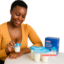 Load image into Gallery viewer, Breast Milk Storage Containers (Dr Annie) 4pcs - Kyemen Baby Online