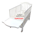 Load image into Gallery viewer, Baby Wooden Cot With Drawer / White Wooden Cot (611) Baby Bed / Baby Crib(Showroom Display) - Kyemen Baby Online
