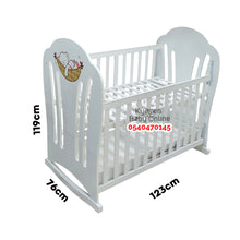 Load image into Gallery viewer, Baby Wooden Cot With Drawer (TM706) Baby Bed