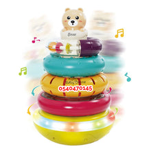 Load image into Gallery viewer, Baby Toy (Dynamic Rotating Rainbow Stacking Rings 8303) 6m+ - Kyemen Baby Online
