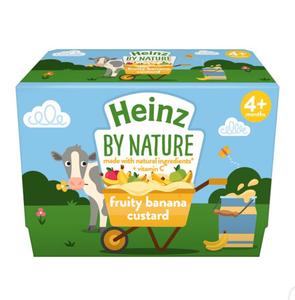 Heinz Fruity Banana Custard (4pcs) 4m+ - Kyemen Baby Online