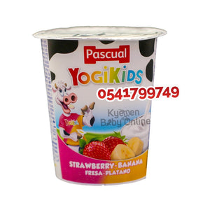 Pascual Yoghurt Yogikids Strawberry-Banana (4pcs) 6m+ - Kyemen Baby Online