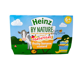 Heinz Fruity Banana Custard (4pcs) 6m+ - Kyemen Baby Online