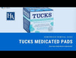 Load and play video in Gallery viewer, Tucks Medicated Cooling Pads