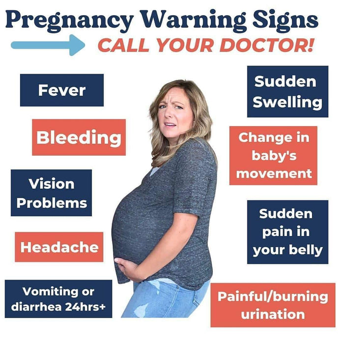 PREGNANCY Warning Signs TO CALL THE DOCTOR