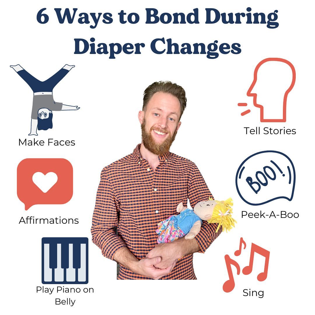 Ways To Bond During Diaper Change > Kyemen Baby Online