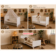Load image into Gallery viewer, 3-in-1 convertible Baby Wooden Cot (KDDYW 20311) Baby Bed
