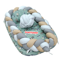 Load image into Gallery viewer, Baby Bed (Baby Lounger / Portable Infant Co Sleeper Bassinet With Spiral Bumper / Baby Nest) - Kyemen Baby Online
