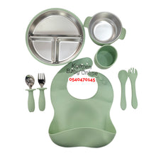 Load image into Gallery viewer, Silicone Metallic Cutlery Set (Dr Annie's)
