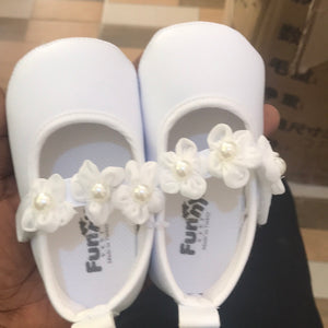 Baby Shoes (Funny- Designer Flower Band) - Kyemen Baby Online