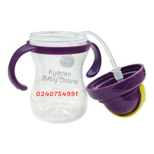 Load image into Gallery viewer, Baby Sippy Cup With Straw And Handle (Dr.Annie's) Flip 'n' Sip 270ml - Kyemen Baby Online
