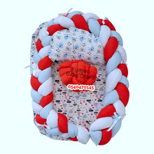 Load image into Gallery viewer, Baby Bed (Baby Lounger / Portable Infant Co Sleeper Bassinet With Spiral Bumper / Baby Nest) - Kyemen Baby Online
