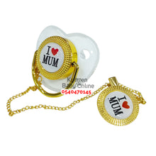 Load image into Gallery viewer, Baby Pacifier With Clips (Blings) - Kyemen Baby Online
