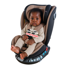 Load image into Gallery viewer, Baby Car Seat (Kidilo 360° Rotation G406) Khaki - Kyemen Baby Online
