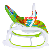 Load image into Gallery viewer, Unique Rocker (Newborn-To- Toddler Portable Rocker) FitchBaby 0047 Green - Kyemen Baby Online
