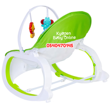 Load image into Gallery viewer, Unique Rocker (Newborn-To- Toddler Portable Rocker) FitchBaby 0047 Green - Kyemen Baby Online
