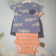 Load image into Gallery viewer, Baby Boy Bodysuit with T-shirt and Shorts (No Brand) - Kyemen Baby Online
