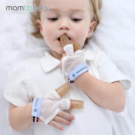 Mambo baby( Anti-Nail biting gloves with silicone finger cots