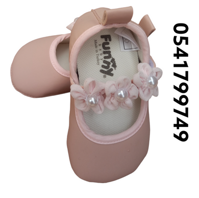 Baby Shoes (Funny- Designer Flower Band) - Kyemen Baby Online