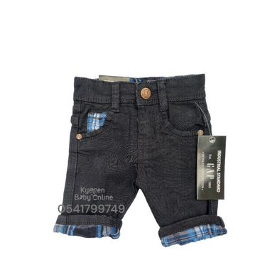 Jeans Shorts Nika (Gap/Black) - Kyemen Baby Online