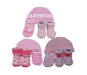 Baby Hat, Shoe Socks and Mittens Set( Carter's Junior) - Kyemen Baby Online