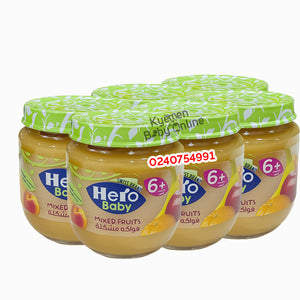 Hero Mixed Fruit 125g (6pcs) 6m+