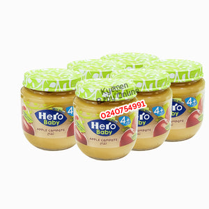 Hero Mixed Apple Compote 125g (6pcs) 4m+