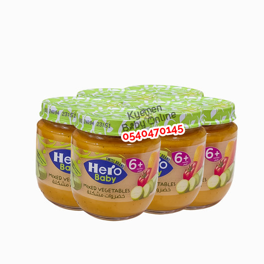 Hero Mixed Vegetable 125g (6pcs) 6m+