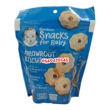 Load image into Gallery viewer, Gerber Snacks (Arrowroot Biscuits) 10m+ - Kyemen Baby Online
