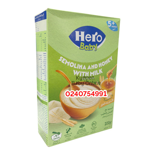 Hero Baby Cereal (Semolina And Honey With Milk) 5m+