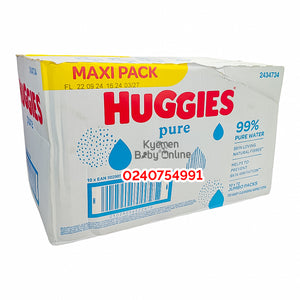 Baby Wipes (Huggies Pure) 72 Pieces