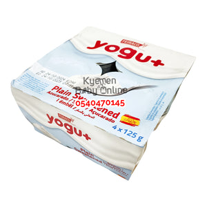 Yogu+ Plain Sweetened Yoghurt (4pcs) 6m+