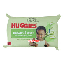 Load image into Gallery viewer, Baby Wipes (Huggies Natural Care With Aloe Vera) 48pcs - Kyemen Baby Online
