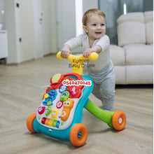 Load image into Gallery viewer, 2 In 1 Musical Push Walker And Educational Learning Desk / Table - Kyemen Baby Online
