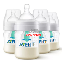 Load image into Gallery viewer, Baby Bottle (Avent Anti Colic Bottle) 4pcs 0m+ and 1m+ - Kyemen Baby Online
