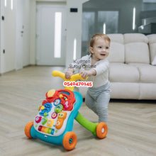 Load image into Gallery viewer, 2 In 1 Musical Push Walker And Educational Learning Desk / Table - Kyemen Baby Online
