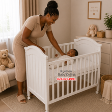 Load image into Gallery viewer, Baby Wooden Cot / Baby Bed / Baby Crib (WBB948)

