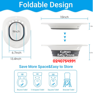 Foldable Sitz Bath With Splasher Tube